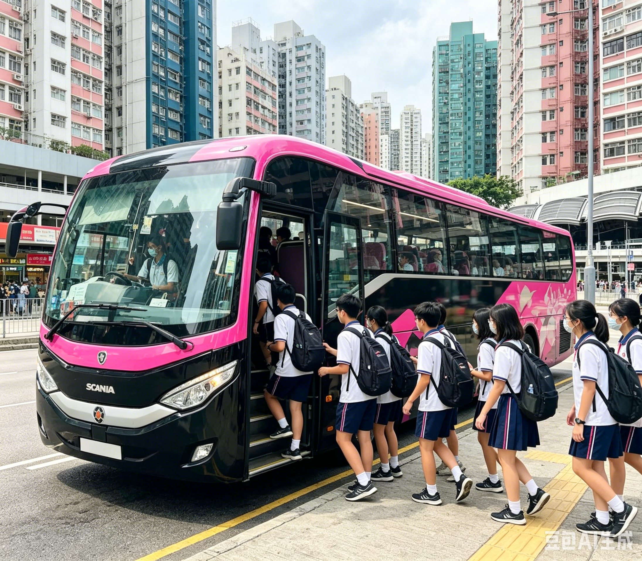 學校旅遊巴包車 — 香港學生接送服務